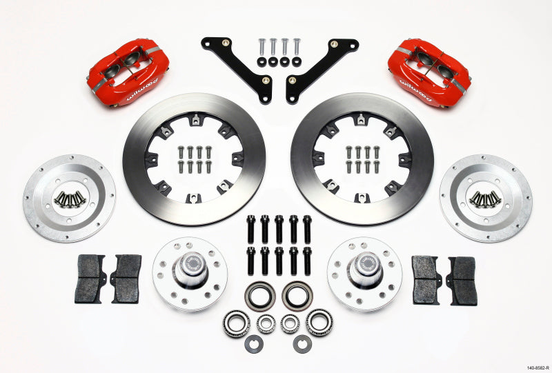 Wilwood Forged Dynalite Front Kit 12.19in Drilled Red 70-78 Camaro 140-8582-R 140-8582-R Photo - Primary