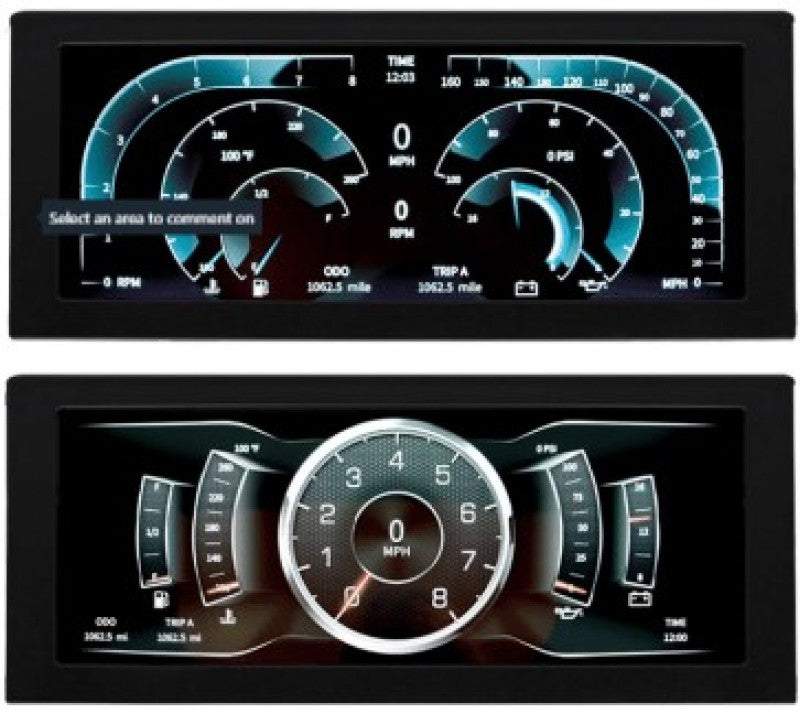 AutoMeter InVision Digital Instrument Display Color LCD Including Panel Mount - Universal 7000 7000 User 1