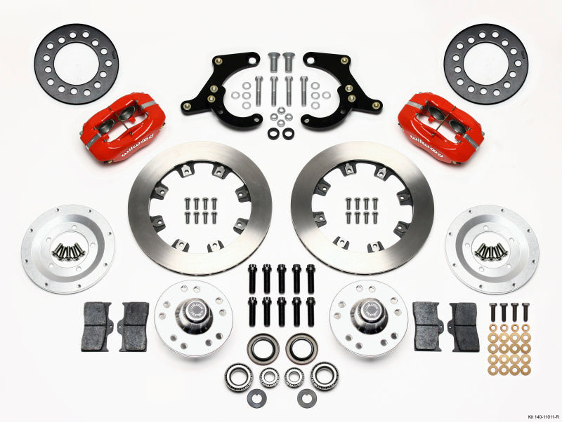 Wilwood Forged Dynalite Front Kit 11.75in Red 59-64 Chevy Impala / 63-64 Corvette 140-11011-R 140-11011-R Photo - Primary