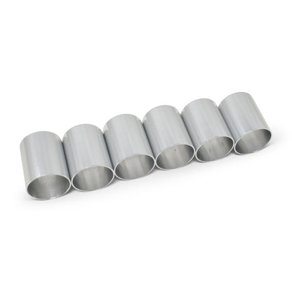 Russell Replacement Crimp Collars #12 Clear Anodized Qty of 6 610393 Photo - out of package
