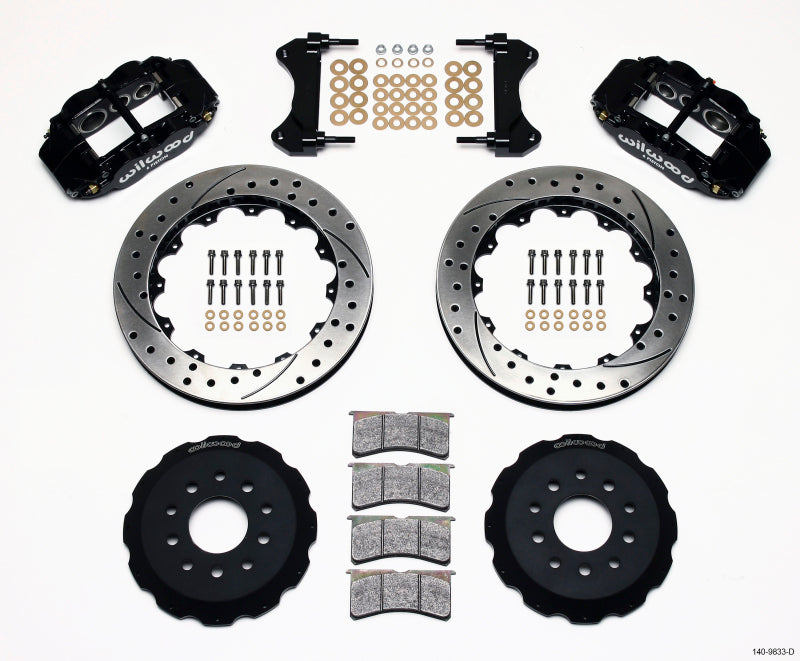 Wilwood Narrow Superlite 6R Front Hat Kit 13.06in Drilled 98-02 Camaro/Firebird 140-9833-D 140-9833-D Photo - Primary