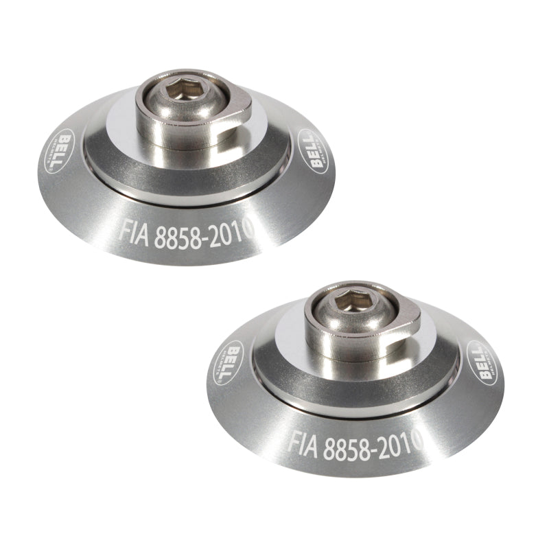 Bell HANS Clip Set - Silver FIA8858-2010 2100001 2100001 Photo - Primary