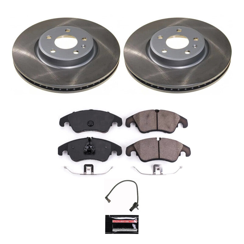 PowerStop Power Stop 13-16 Audi allroad Front Semi-Coated Rotor Kit SC6133 SC6133 Photo - Primary