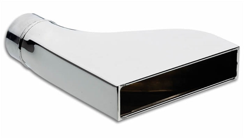 Vibrant 7.50 x 2.00 Rectangular Stainless Steel Tip (Camaro Style) - 2.5 inlet 1606 Photo - Primary