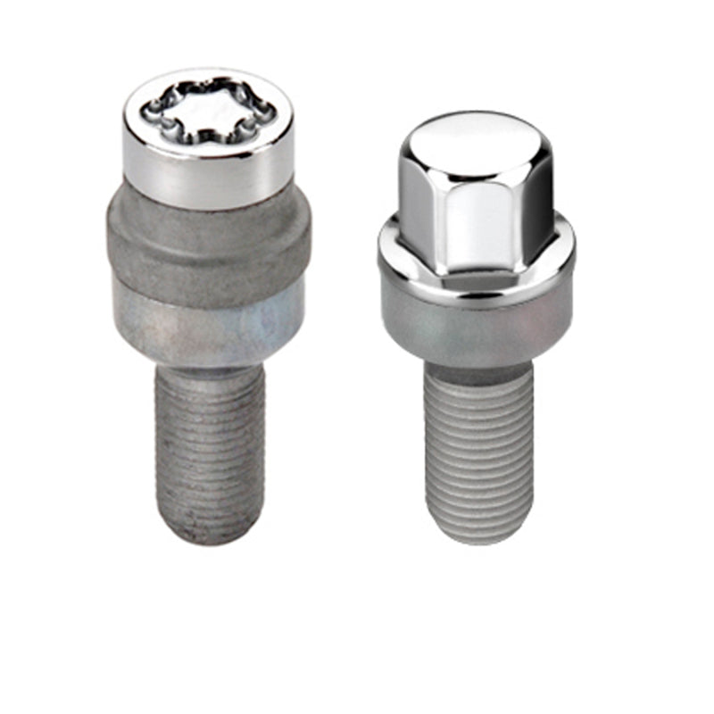 McGard 5 Lug Hex Install Kit w/Locks (Radius Seat Bolt) M14X1.5 / 17mm Hex / 28.1mm Shank L - Chrome 68020 68020 Photo - Primary