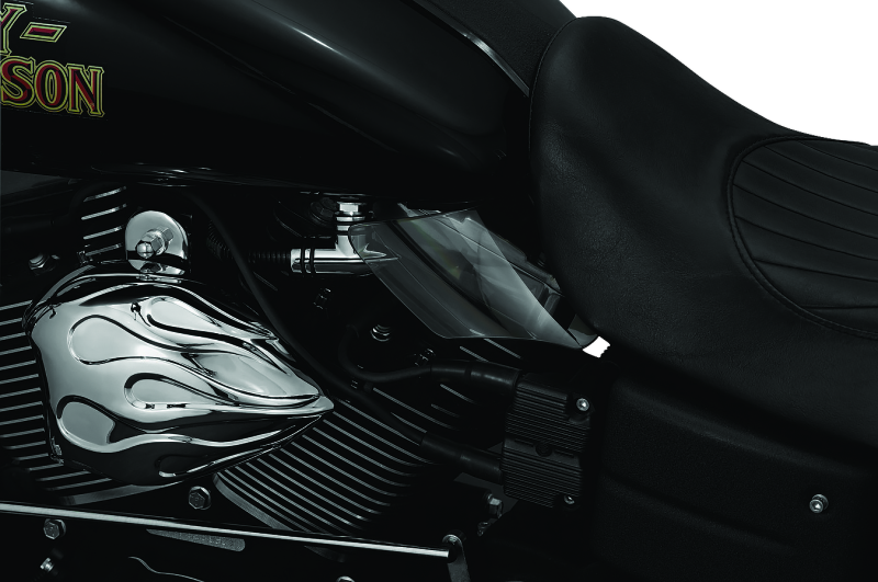 Kuryakyn Saddle Shields Heat Deflectors 99-17 Dyna Models Smoke 1317 1317 User 1