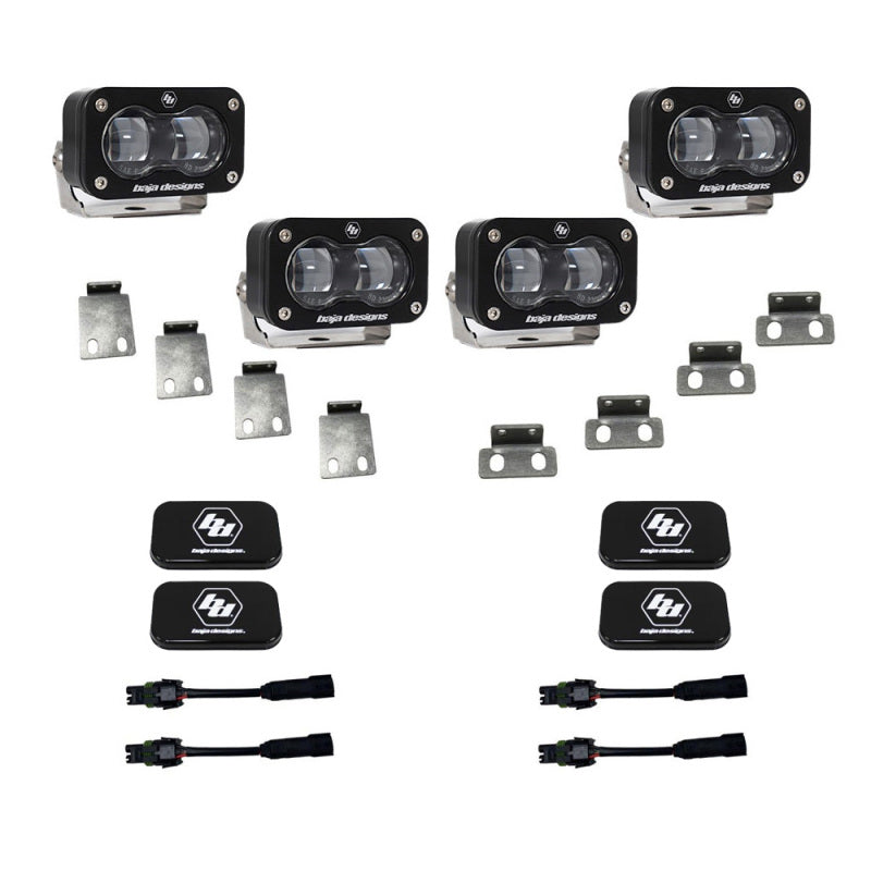 Baja Designs 21-22 Ford F-150 Raptor S2 SAE Dual Fog Pocket Light Kit - Clear 448166 448166 User 1