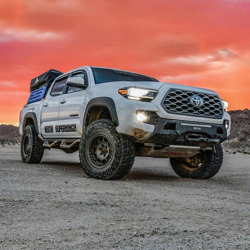 Westin 16-23 Toyota Tacoma Pro-Series Mid Width Front Bumper - Textured Black 58-311045 58-311045 Photo - Mounted