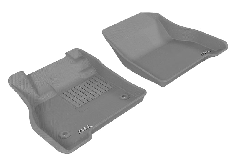 3D MAXpider 2011-2012 Nissan Leaf Kagu 1st Row Floormat - Gray L1NS04911501 L1NS04911501 Photo - Primary