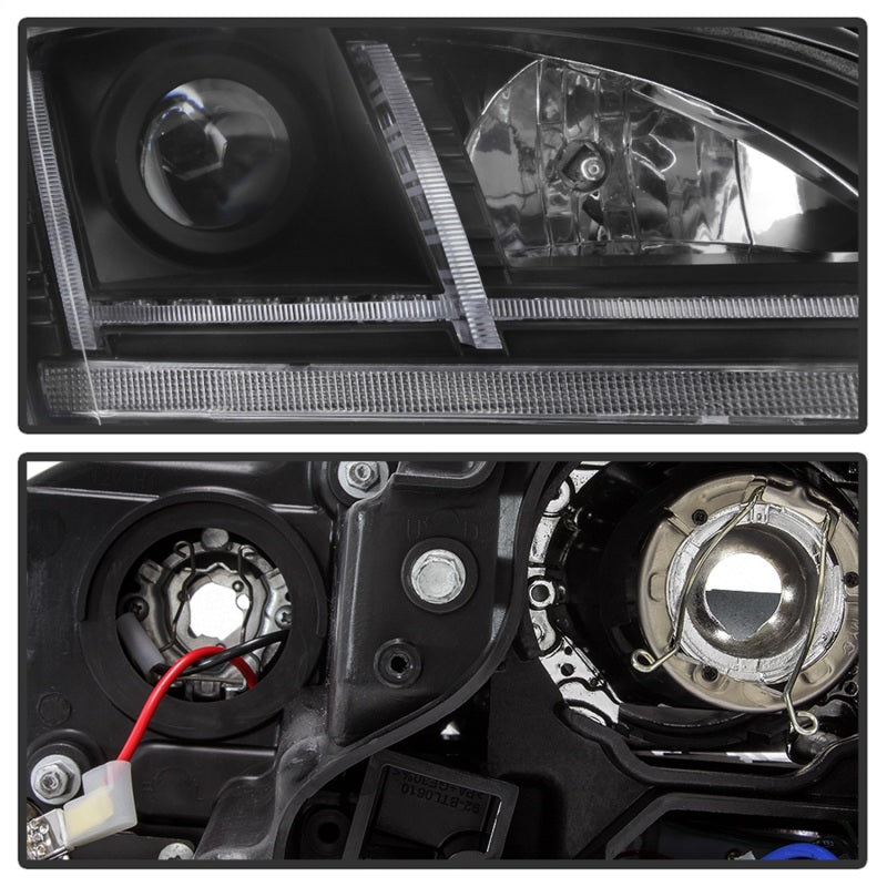 Spyder 08-15 Audi TT Halogen Projector Headlights w/Seq Turn Signal - Black (PRO-YD-ATT08-BK) 5085535 5085535 Photo - Unmounted
