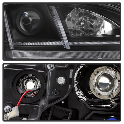 Spyder 08-15 Audi TT Halogen Projector Headlights w/Seq Turn Signal - Black (PRO-YD-ATT08-BK) 5085535 5085535 Photo - Unmounted