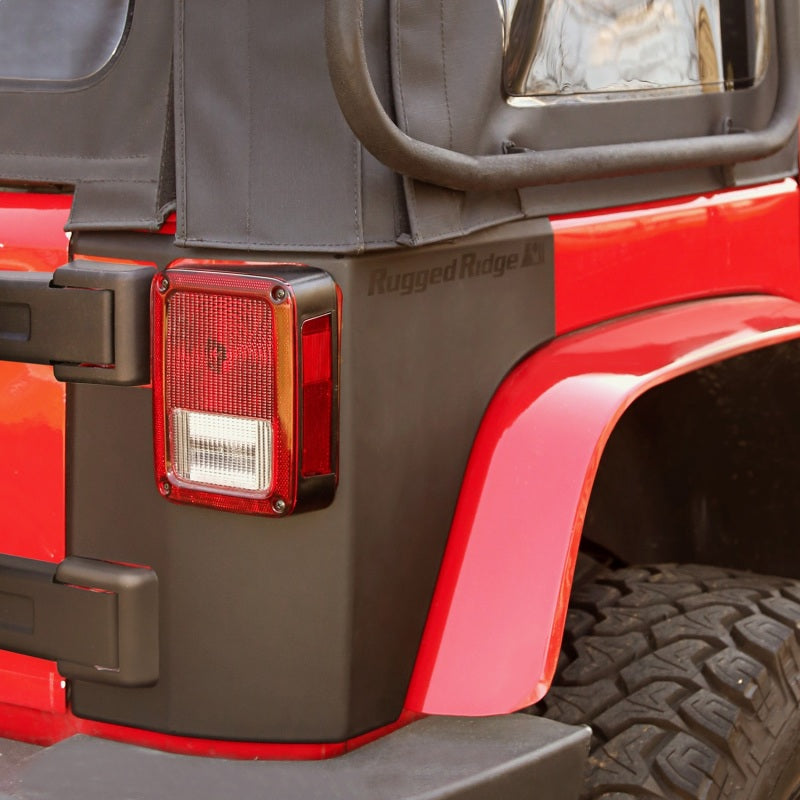 Rugged Ridge Rear Corner Kit Body Armor 2-Door 7-18 Jeep Wrangler 11651.07 11651.07 Photo - Primary