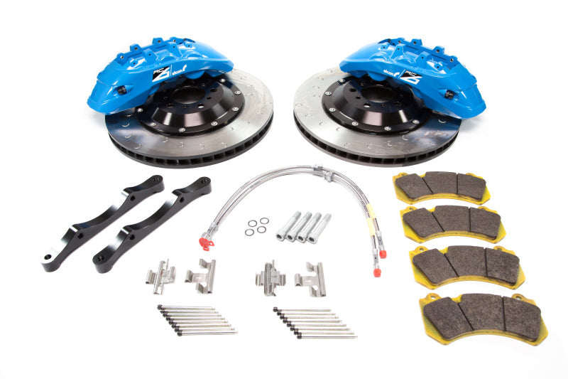 Alcon 2009+ Nissan GT-R R35 412x36mm Rotor Sky Blue 6 Piston Caliper RC6 Front Axle Kit BKF7059ZG05 BKF7059ZG05 Photo - Primary