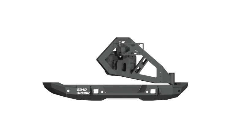 Road Armor 18-20 Jeep Wrangler JL Stealth Rear Bumper Full Width w/Tire Carrier Assembly - Tex Blk 5183R1B-TC 5183R1B-TC Photo - Primary