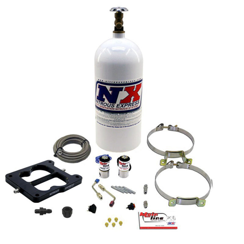 Nitrous Express Mainline Q-Jet Carb System With 10Lb Bottle ML1002 Photo - Primary