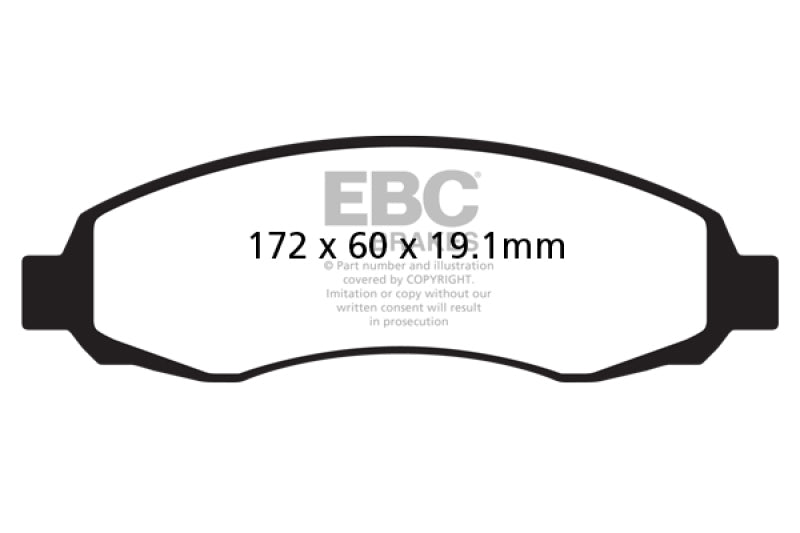EBC Disc Brake Pad Set DP61647 Photo - Primary
