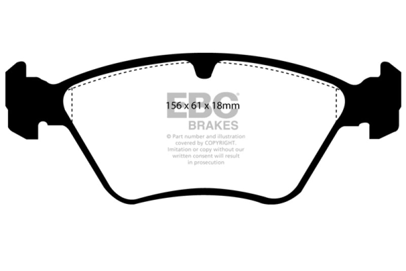 EBC Disc Brake Pad Set DP4976R Photo - Primary