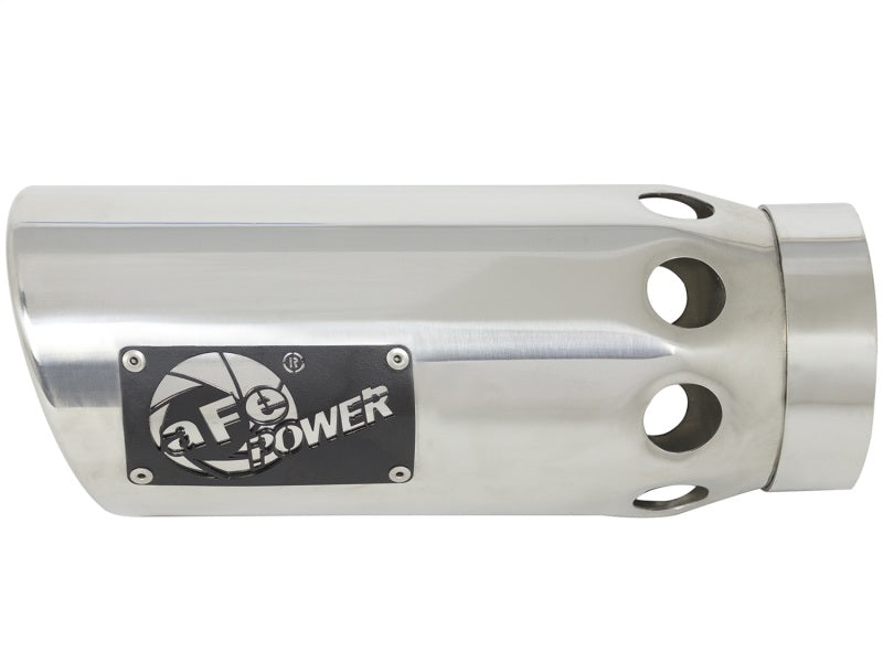 aFe MACH Force-Xp 4in 409 Stainless Steel Intercooled Exhaust Tip Polished 49T40502-P121 Photo - Primary