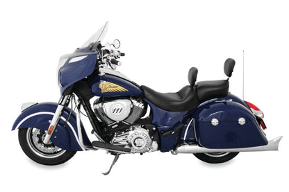 Mustang Motorcycle Mustang 14-21 Indian Chieftain,Chief Cl,Dark Horse,Rdmaster,Vint Touring Recessed Pass Seat - Black 79761 79761 Photo - Primary