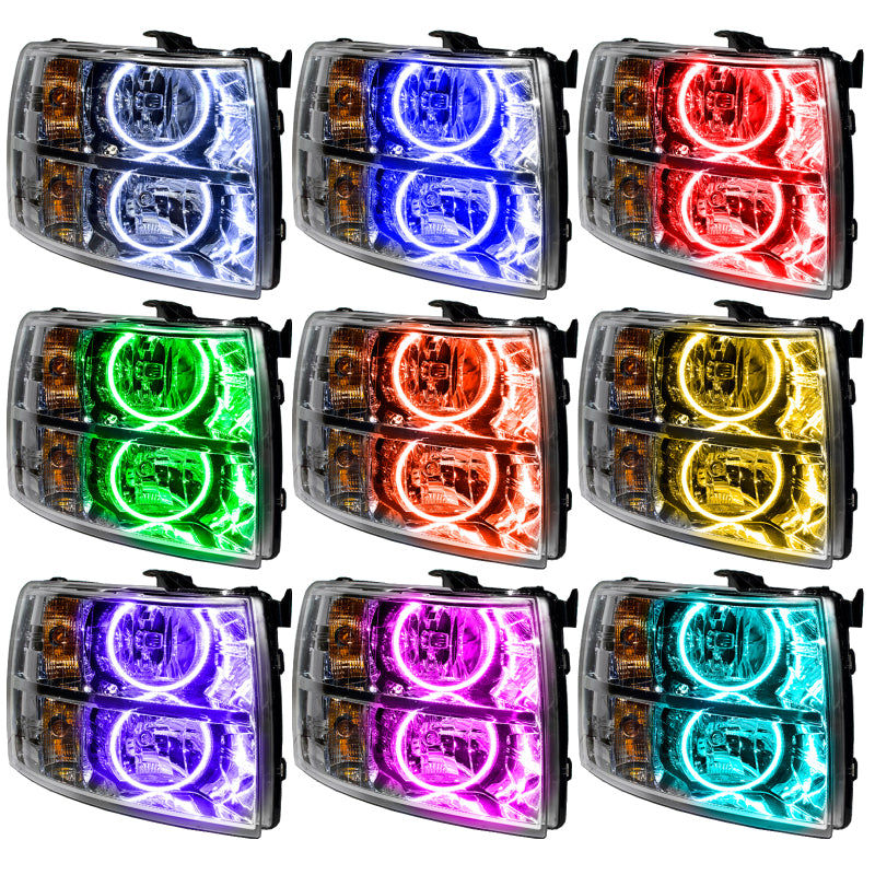 ORACLE Lighting Oracle 07-13 Chevrolet Silverado SMD HL - Round Style - ColorSHIFT w/o Controller 7007-334 7007-334 Photo - out of package