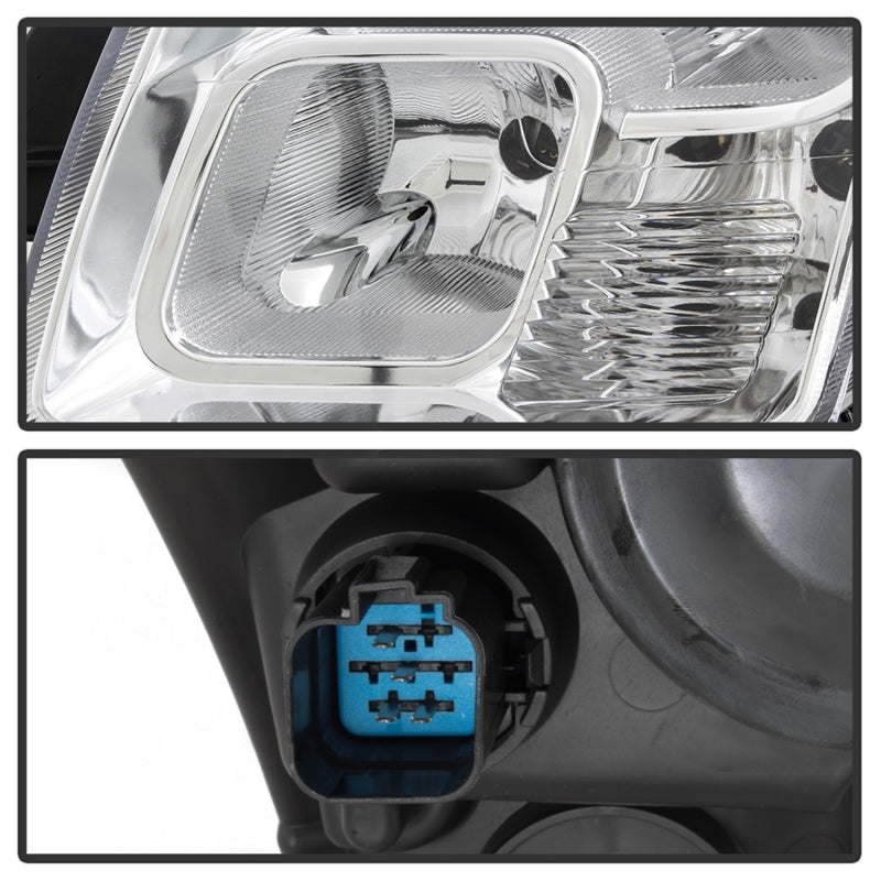 SPYDER xTune 06-09 Ford Fusion OEM Style Headlights -Chrome (HD-JH-FFUS06-AM-C) 9042287 9042287 Photo - Unmounted