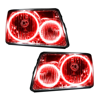 ORACLE Lighting 01-11 Ford Ranger Pre-Assembled LED Halo Headlights -Red 7052-003 7052-003 Photo - Primary