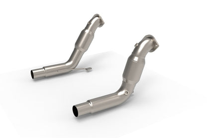 Kooks Headers Kooks 20-24 Ford Exployer ST/Aviator 3in x 2-1/2in Stainless Steel GREEN Catted Downpipes 15113300 15113300 Photo - Primary