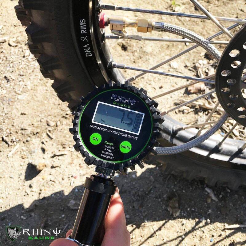 Rhino USA 200 Psi Digital Tire Inflator Gauge RGAUGE-0200 RGAUGE-0200 User 4
