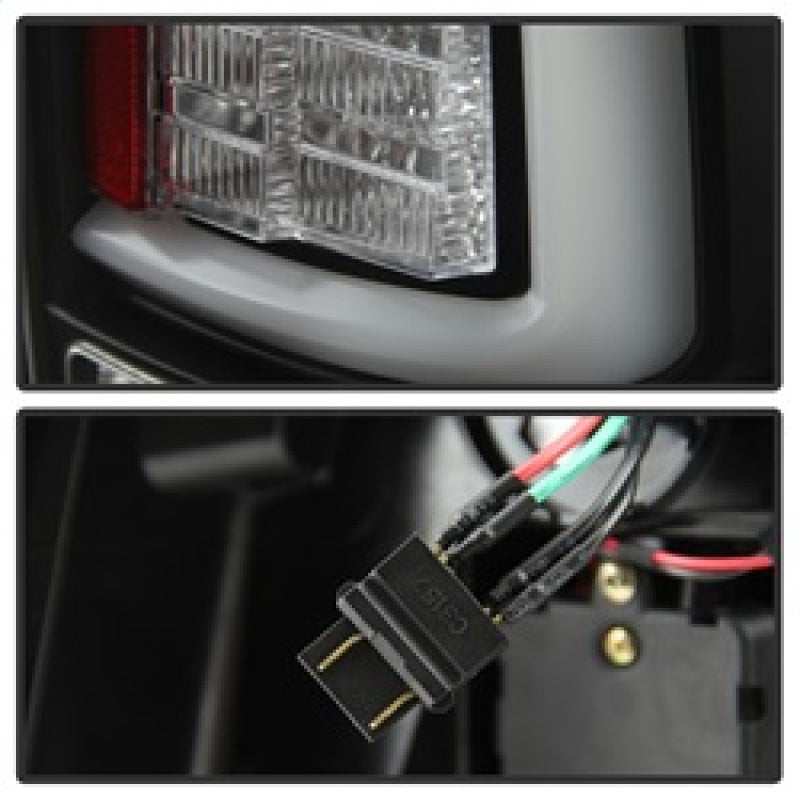 Spyder 09-16 Dodge Ram 1500 Light Bar LED Tail Lights - Black ALT-YD-DRAM09V2-LED-BK 5084026 5084026 Photo - Unmounted