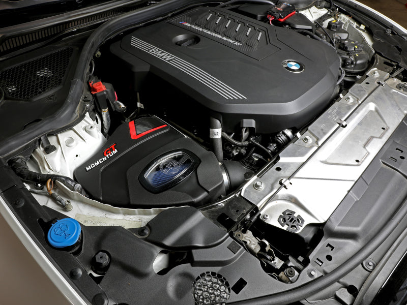 aFe Momentum GT Cold Air Intake System w/Pro 5R Filter 20-21 BMW M340i (G20) 3.0 L6 (t) N58 50-70060R 50-70060R Photo - Mounted