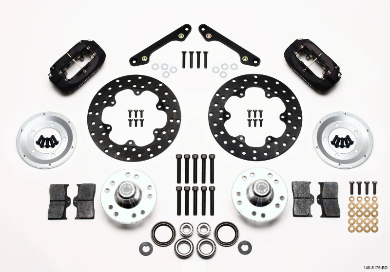 Wilwood Forged Dynalite Front Drag Kit Drilled Rotor 79-81 Camaro 140-8175-BD 140-8175-BD Photo - Primary