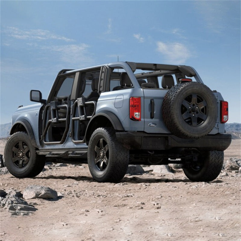 Ford Racing 21-23 Bronco 4 Door Off-Road Hoop Steps M-16450-BH4 M-16450-BH4 Photo - Mounted