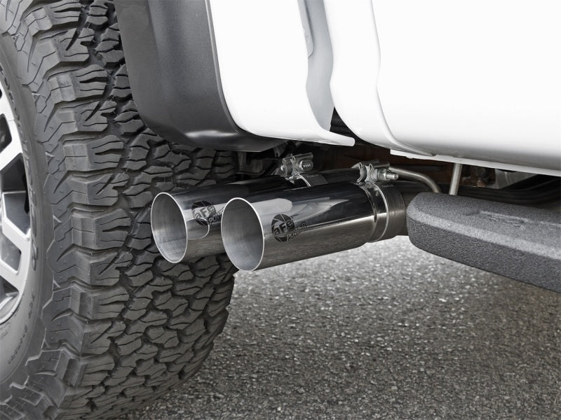 aFe  POWER 49-43091-P Rebel Series 3"409 SS  Cat-Back Exhaust System 49-43091-P Photo - Mounted