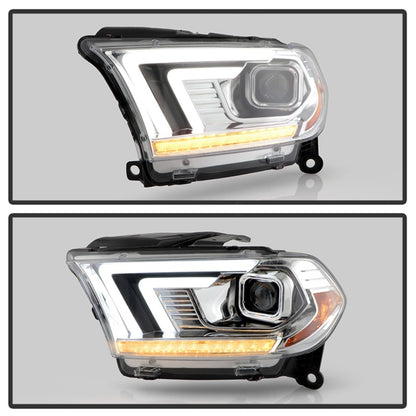 Spyder Dodge Durango 11-13 Halogen Model Only Projector Headlights - Chrome PRO-YD-DDU11SI-C 5088277 5088277 Photo - Unmounted