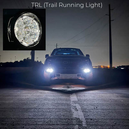 ARB NACHO Quatro Flood 4in. Offroad LED Light - Pair PM451 PM451 Photo - Mounted