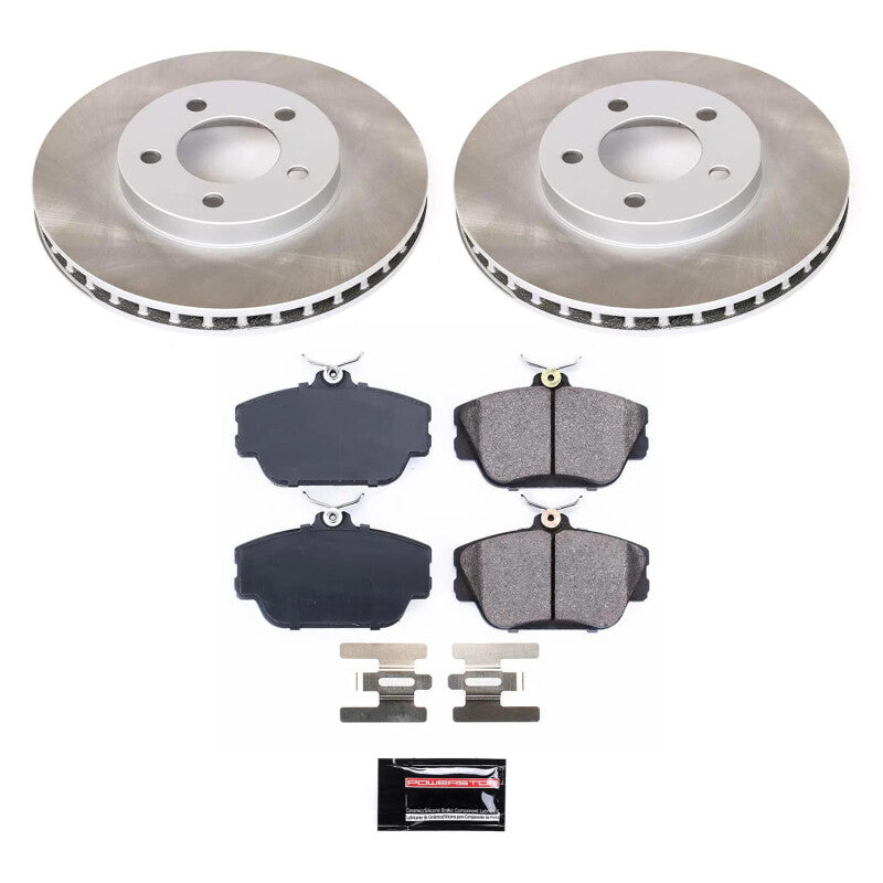 PowerStop Power Stop 1995 Ford Taurus Front Semi-Coated Rotor Kit SC5406 SC5406 Photo - Primary