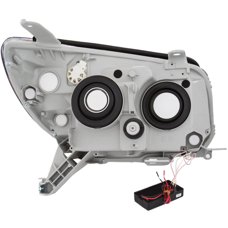 Anzo 2006-2009 Toyota 4Runner Projector Headlights w/ Halo Black 111320 Photo - Unmounted