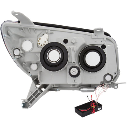 Anzo 2006-2009 Toyota 4Runner Projector Headlights w/ Halo Black 111320 Photo - Unmounted