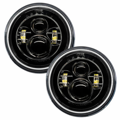ORACLE Lighting Oracle 7in High Powered LED Headlights - Black Bezel - Blue 5769-002 5769-002 Photo - Mounted