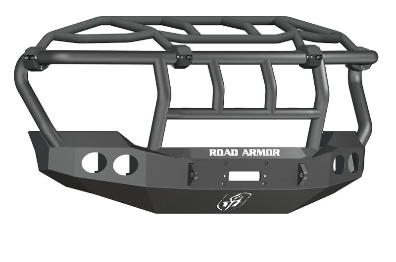 Road Armor 11-16 Ford F-250 Stealth Front Winch Bumper w/Intimidator Guard - Tex Blk 611403B 611403B Photo - Primary