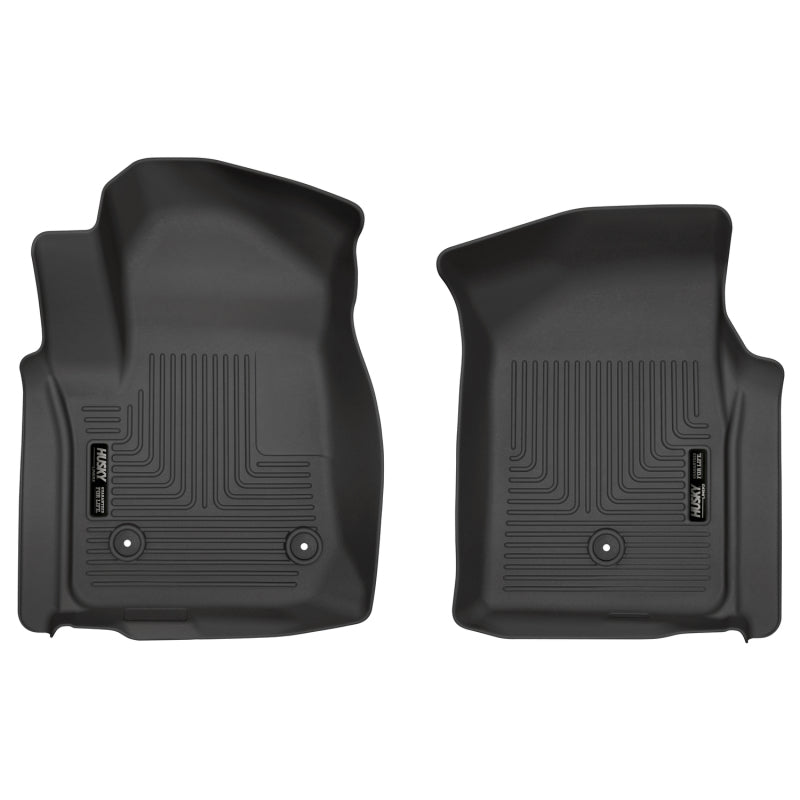 Husky Liners 19-20 Chevy Silverado WeatherBeater Black Floor Liners - Front 13201 13201 Photo - Primary