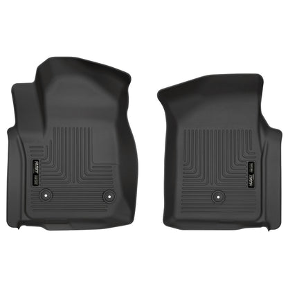 Husky Liners 19-20 Chevy Silverado WeatherBeater Black Floor Liners - Front 13201 13201 Photo - Primary