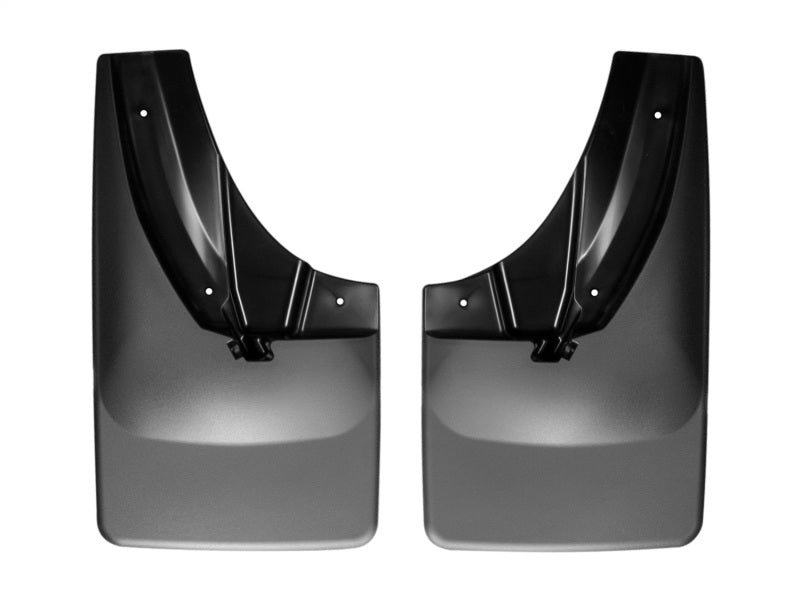 WeatherTech 14+ Dodge Ram 2500 / 3500 No Drill Mudflaps - Black 110045 Photo - Primary