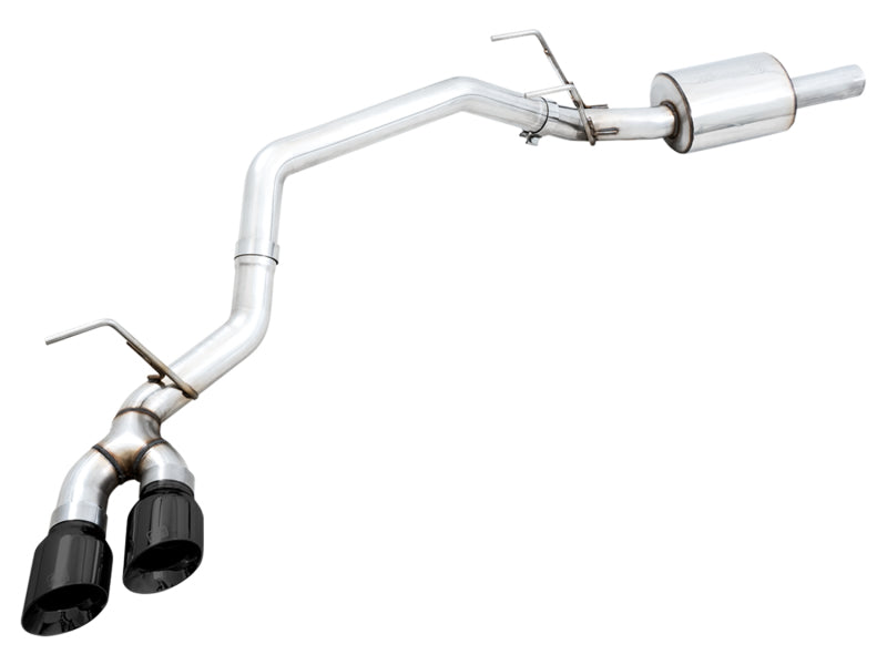 AWE Tuning 09-18 RAM 1500 5.7L (w/o Cutout) 0FG Single Side Exit Cat-Back Exhaust - Diamond Blk Tips 3015-33309 3015-33309 Photo - Primary