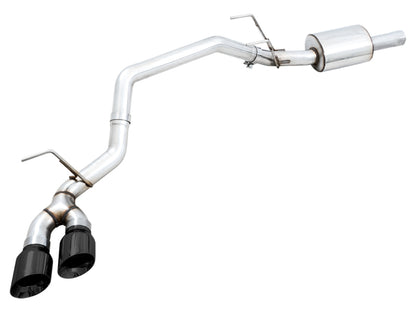 AWE Tuning 09-18 RAM 1500 5.7L (w/o Cutout) 0FG Single Side Exit Cat-Back Exhaust - Diamond Blk Tips 3015-33309 3015-33309 Photo - Primary
