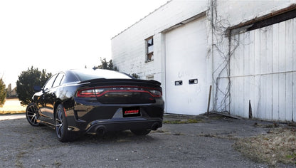 Corsa Performance Cat-Back Exhaust for 15-6 Dodge Charger SRT / Scat Pack / R/T 6.4L 14995BLK Photo - Mounted