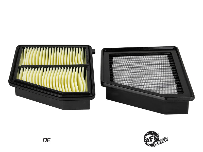 aFe MagnumFLOW Pro DRY S OE Replacement Filter 16-19 Honda Civic I4-2.0L (T) 31-10291 31-10291 Photo - Unmounted