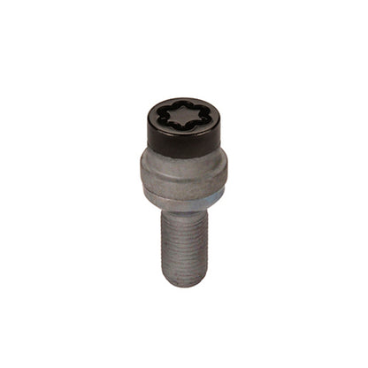 McGard Wheel Lock Bolt Set - 4pk. (Radius Seat) M14X1.5 / 19mm Hex / 35.4mm Shank Length - Black 28332 28332 Photo - Primary