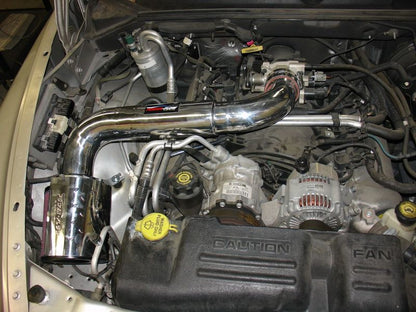 Injen 00-04 Dakota 4.7L V8 (w/o Cruise Control) Power-Flow (incl. Diamond plate heat shield) Polishe PF8026P PF8026P Photo - Mounted