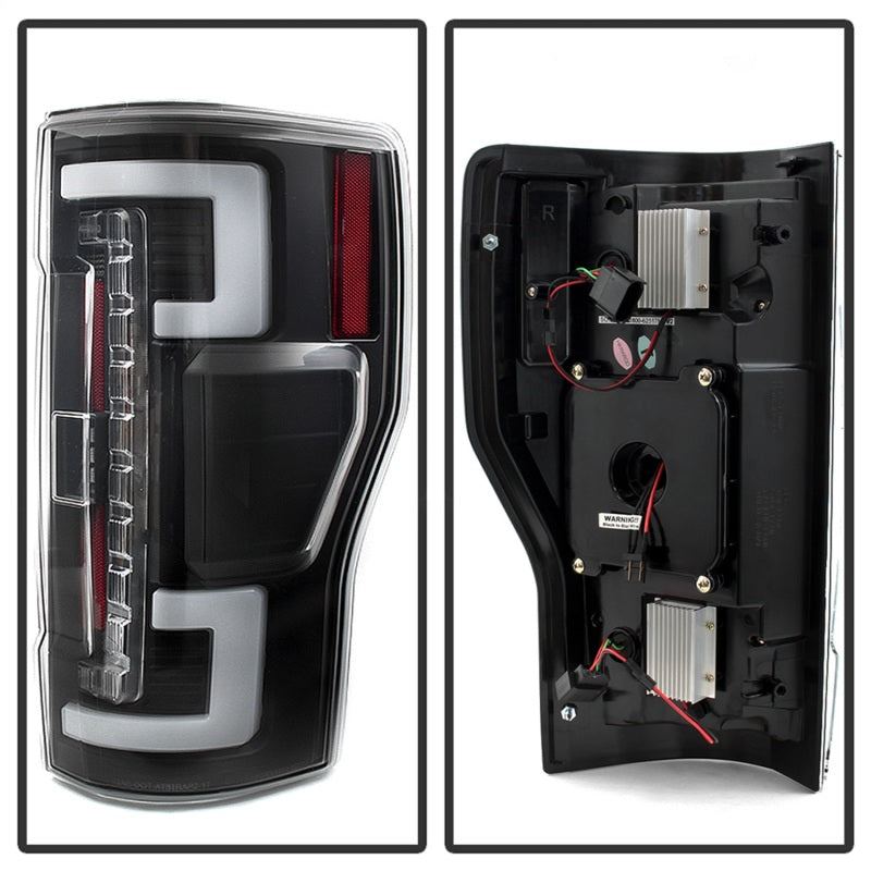 Spyder 17-18 Ford F-250 Super Duty (Excl LED Models) LED Tail Lights - Black (ALT-YD-FS17-LED-BK) 5085580 5085580 Photo - Unmounted